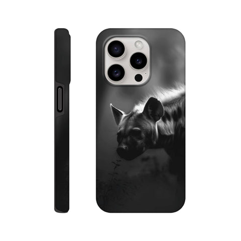 Spotted Hyena — iPhone Case | Black and White - chaipeau