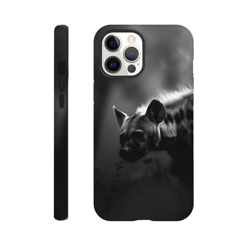 Spotted Hyena — iPhone Case | Black and White - chaipeau