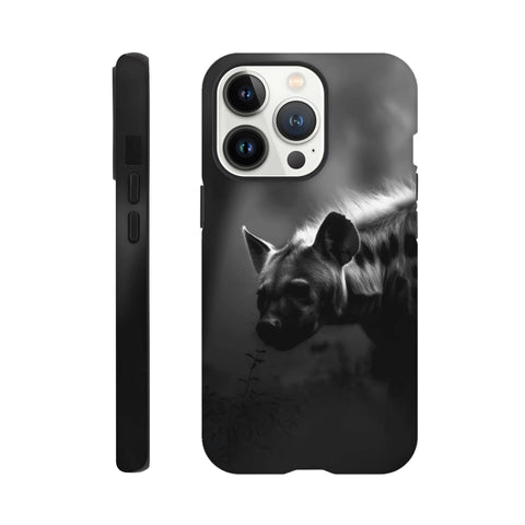 Spotted Hyena — iPhone Case | Black and White - chaipeau