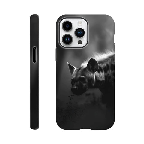 Spotted Hyena — iPhone Case | Black and White - chaipeau