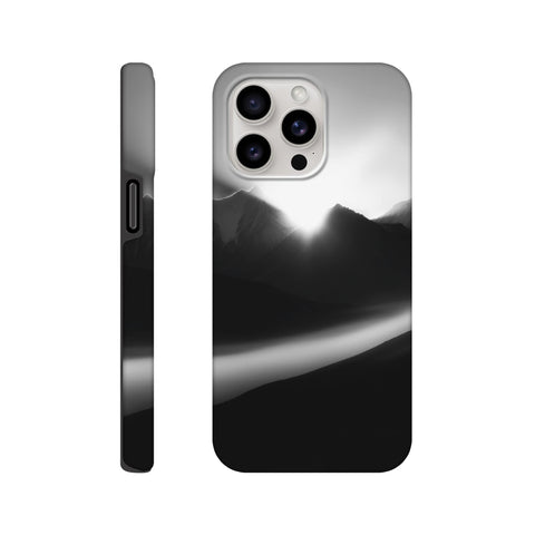 Terskey Alatau — iPhone Case | Black and White - chaipeau
