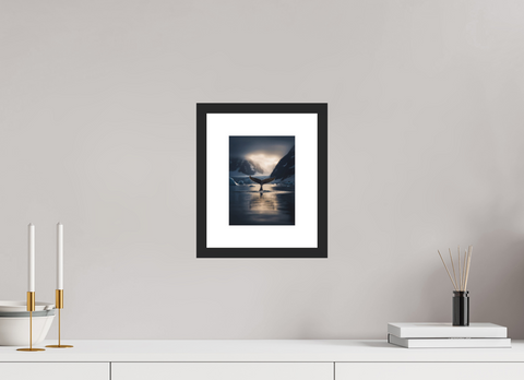 15 x 20 cm, Fine Art Print — Framed The Sounding – Humpback Whale Fluke Fine Art Print