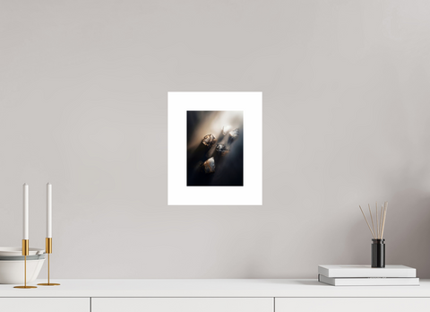 15 x 20 cm, Fine Art Print — Unframed Jewels of the Drift – Aerial Ice Abstract Fine Art Print