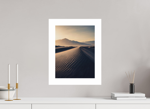 30 x 40 cm, Fine Art Print — Unframed "Sand Sculpture" – Abstract Dune Crest Fine Art Print