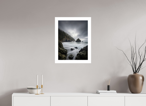 45 x 60 cm, Fine Art Print — Unframed Secret Meridian – Coastal Sea Stack Fine Art Print
