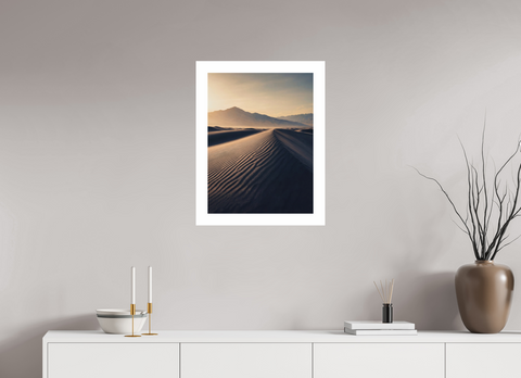45 x 60 cm, Fine Art Print — Unframed "Sand Sculpture" – Abstract Dune Crest Fine Art Print
