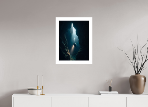 45 x 60 cm, Fine Art Print — Unframed "Volcanic Cathedral" – Underwater Madeira Fine Art Print
