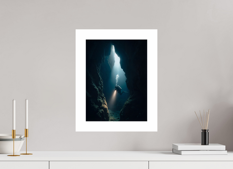 30 x 40 cm, Fine Art Print — Unframed "Volcanic Cathedral" – Underwater Madeira Fine Art Print