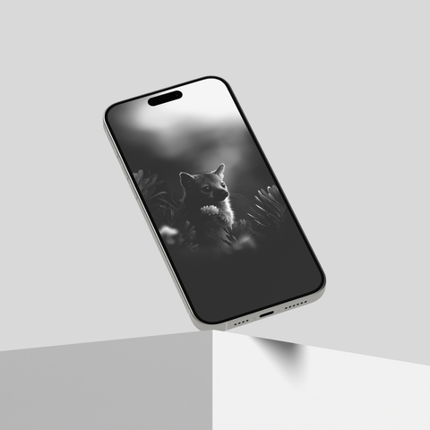 Mobile Wallpapers Vol. 1 — Wildlife | Black and White - chaipeau