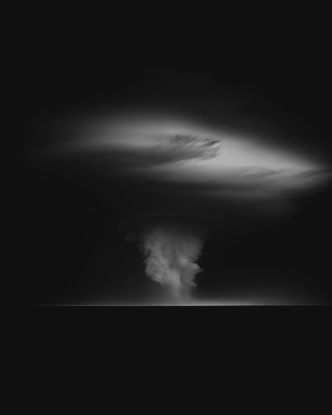 Tornado, Manitoba, Canada | Generative Monochrome Fine Art Print - chaipeau