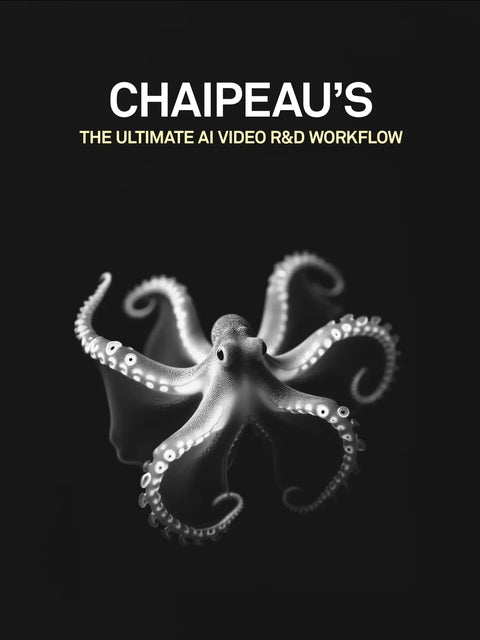 Dramatic black-and-white AI-generated octopus emerging from darkness, cinematic AI video benchmarking