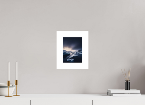 15 x 20 cm, Fine Art Print — Unframed "Drifting Silence" – Serene Fjord Landscape Fine Art Print