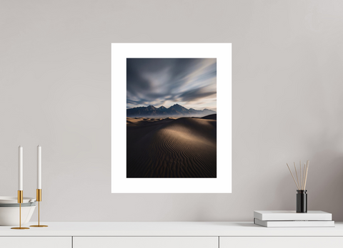 30 x 40 cm, Fine Art Print — Unframed "Twilight Ripples" – Sand Dune Landscape Fine Art Print