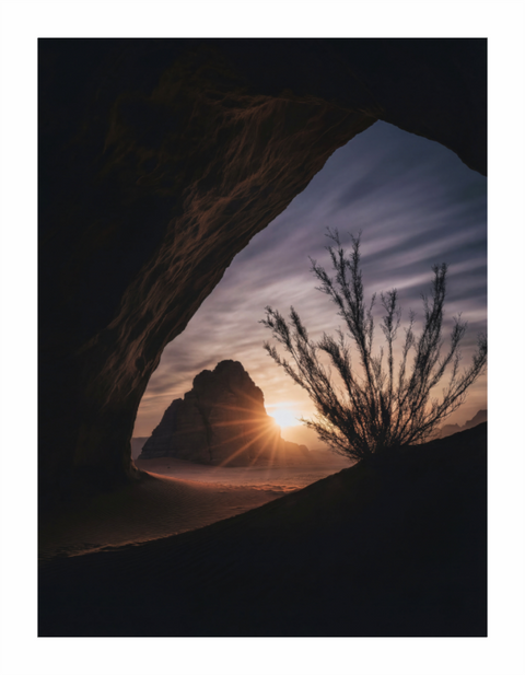 Main image Portal of Light – Natural Rock Arch Fine Art Print
