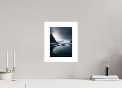 21 x 28 cm, Fine Art Print — Unframed Orca Passage – Killer Whale Wildlife Fine Art Print