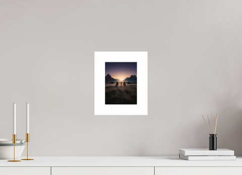 15 x 20 cm, Fine Art Print — Unframed "Riders of the Dawn"– Cinematic Western Cowboy Fine Art Print