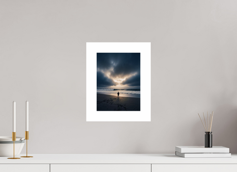21 x 28 cm, Fine Art Print — Unframed Edge of the World – Cinematic Pacific Coast Fine Art Print