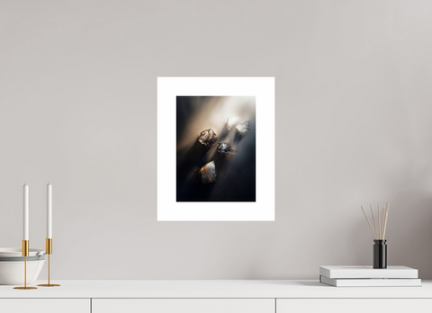 21 x 28 cm, Fine Art Print — Unframed Jewels of the Drift – Aerial Ice Abstract Fine Art Print