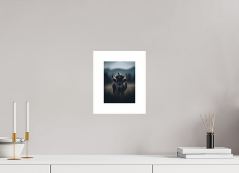 15 x 20 cm, Fine Art Print — Unframed "Plains Monarch"– American Bison Wildlife Fine Art Print