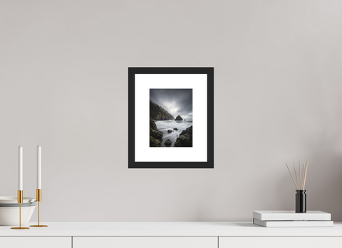 15 x 20 cm, Fine Art Print — Framed Secret Meridian – Coastal Sea Stack Fine Art Print