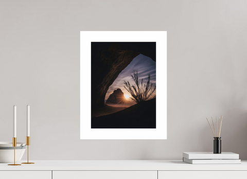 30 x 40 cm, Fine Art Print — Unframed Portal of Light – Natural Rock Arch Fine Art Print
