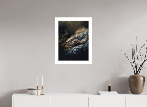 45 x 60 cm, Fine Art Print — Unframed "Silent Warning" – Prairie Rattlesnake Wildlife Fine Art Print