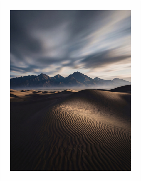 Main image "Twilight Ripples" – Sand Dune Landscape Fine Art Print
