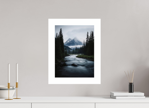 30 x 40 cm, Fine Art Print — Unframed "Source of the Dunes" – Mountain Stream Landscape Fine Art Print