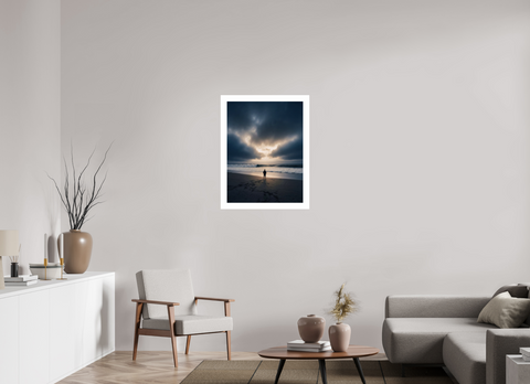 60 x 80 cm, Fine Art Print — Unframed Edge of the World – Cinematic Pacific Coast Fine Art Print