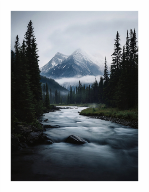 Main image "Source of the Dunes" – Mountain Stream Landscape Fine Art Print