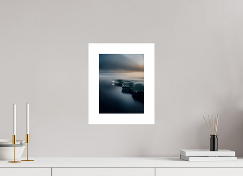 21 x 28 cm, Fine Art Print — Unframed Edge of the Shelf – Antarctic Ice Shelf Fine Art Print