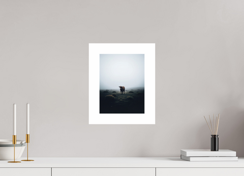 21 x 28 cm, Fine Art Print — Unframed "Highland Sentinel" – Madeiran Cattle Fine Art Print