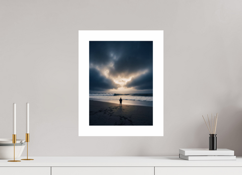 30 x 40 cm, Fine Art Print — Unframed Edge of the World – Cinematic Pacific Coast Fine Art Print