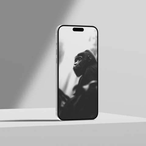 Western Gorilla | Mobile Wallpapers | Cameroon Forest Series | Digital Download - chaipeau