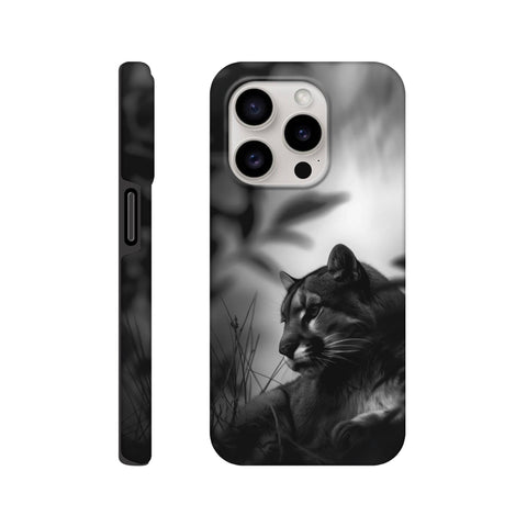 Cougar — iPhone Case | Black and White - chaipeau
