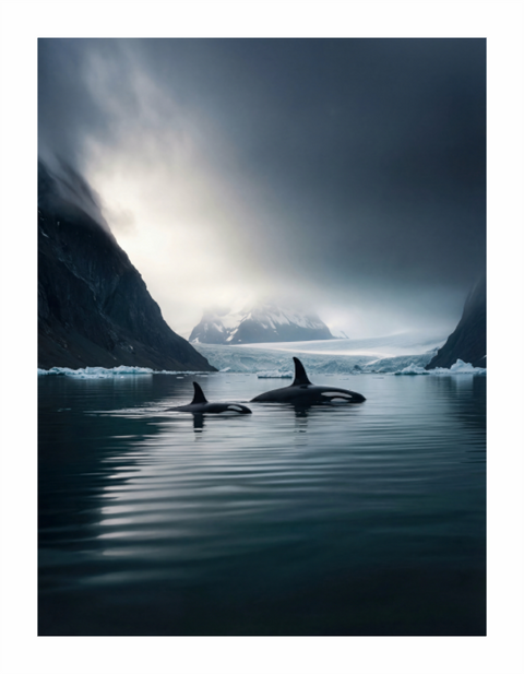 Main image Orca Passage – Killer Whale Wildlife Fine Art Print