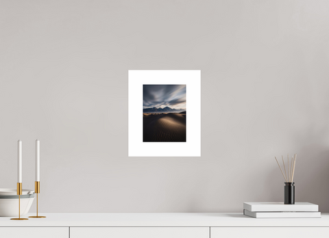 15 x 20 cm, Fine Art Print — Unframed "Twilight Ripples" – Sand Dune Landscape Fine Art Print