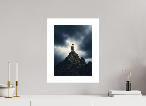 30 x 40 cm, Fine Art Print — Unframed "Apex Hunter" – Barbary Falcon Wildlife Fine Art Print