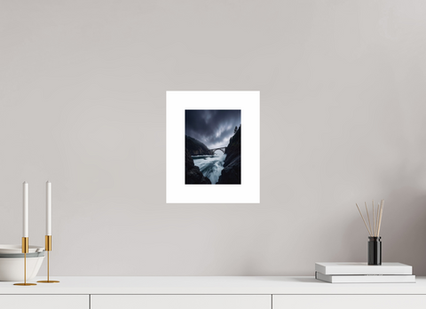 15 x 20 cm, Fine Art Print — Unframed Spanning the Storm – Cinematic Coastal Bridge Fine Art Print