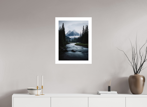 45 x 60 cm, Fine Art Print — Unframed "Source of the Dunes" – Mountain Stream Landscape Fine Art Print
