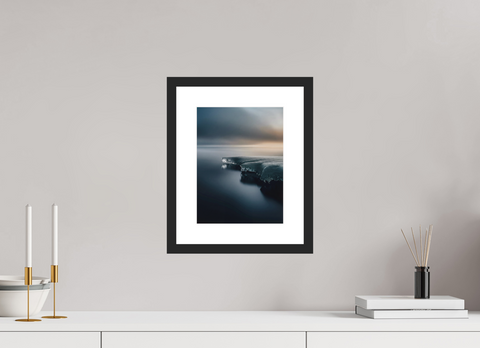 21 x 28 cm, Fine Art Print — Framed Edge of the Shelf – Antarctic Ice Shelf Fine Art Print