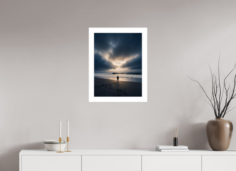 45 x 60 cm, Fine Art Print — Unframed Edge of the World – Cinematic Pacific Coast Fine Art Print